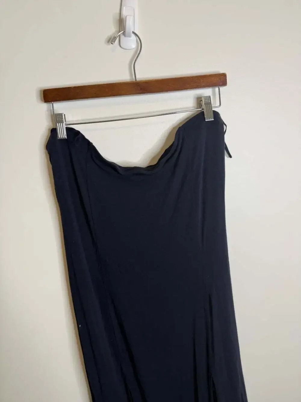 Free people beach black strapless my long time Love maxi dress size large